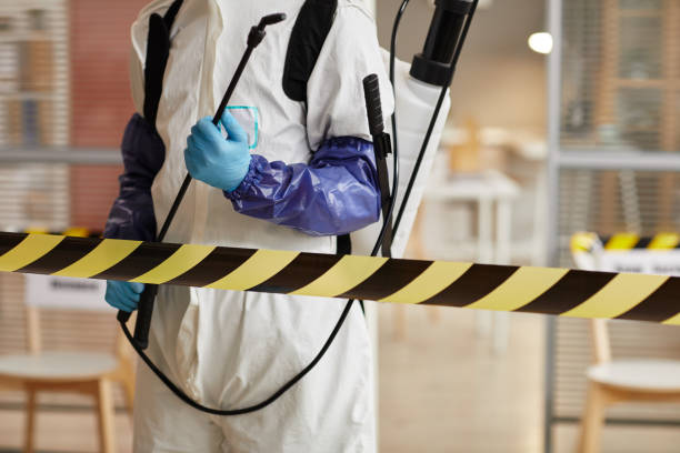 Professional Biohazard Cleanup technician working in Crescent City, FL